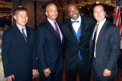 Councilman John Liu, Comptroller William Thompson & Councilman Peter Vallone Jr.