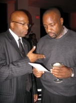 Finest Chauffeurs with actor Malik Yoba